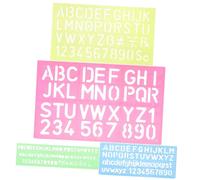 LALADEFIEE 4pcs Alphabet and Number Tracing Board for Plastic Letter and Number Practice Template Educational Writing Board for Preschool Kindergarten Homeschooling Cognitive and Spelling