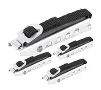 LALADEFIEE 4pcs Black Guitar Capo Set for Acoustic, Electric and Ukulele - Portable Professional Tone Clamp Clip for Folk and Classical Guitars, String Instrument Accessory for Music Practice