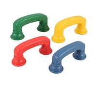 LALADEFIEE 4Pcs Colored Plastic Whisper Phones for Educational Improving Fine Motor Skills Color Recognition and Auditory Feedback Early Learning Plaything