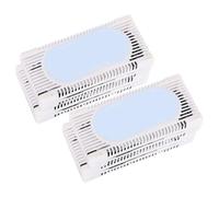 LALADEFIEE 4pcs Freezer Deodoriser Activated Carbon Odor Absorber Unscented Moisture Control for Wardrobes Bathrooms and Refrigerators