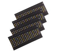 LALADEFIEE 4Pcs Guitar Fretboard Stickers for Beginner Guitar Practice Note Scale Decals for Electric and Acoustic Chord and Fretboard Guide Labels for Learning