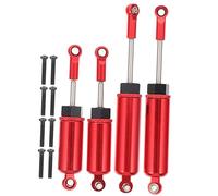 LALADEFIEE 4Pcs Hydraulic Rc Car Shocks Absorber Front Rear Damper Alloy Model Suspension for Wltoys Rc Truck Buggy Aluminum with Smooth Shockproof Buffer