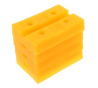 LALADEFIEE 4pcs Jack Pad Adapter Anti-slip Rubber Lift Blocks Car Jack Stand Pads for Garage and Workshop Vehicle Maintenance Floor Protection