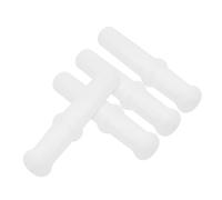 LALADEFIEE 4pcs Meat Grinder Pusher Replacement Parts Food-Grade Plastic Manual Meat Pusher Rods Ergonomic Grip Efficient Grinding Accessories