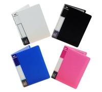 LALADEFIEE 4pcs Miniature File Folder for Dollhouse Office Scenes Cute Dollhouse Furniture Accessories Pink White Black and Blue Promotes Learning and Creativity