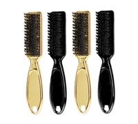 LALADEFIEE 4pcs Multi-functional Hair Salon Brush for Men Beard Styling and Dust Cleaning Shredded Hair and Beard Brush for Home and Professional Use