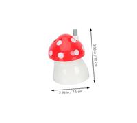 LALADEFIEE 4Pcs Mushroom Toothpick Storage Holders Automatic Press Dispenser Boxes Portable for Home Office Party Wedding Decor Random Color