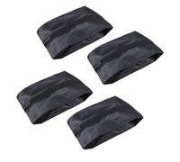 LALADEFIEE 4pcs Oxford Cloth Shoe Storage Bags for Travel Gym Travel Case for Shoes Makeup Clothes Black