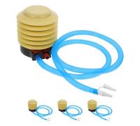 LALADEFIEE 4pcs Portable Foot Pump Inflatable Pump for Air Mattress and Balloons, Plastic Material, Easy to Store and Use, for Inflatable Boats and Beach Balls