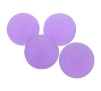 LALADEFIEE 4pcs Portable Hand Exercise Balls for Adults, Tpe Material Multifunctional Training Grip Strengthener, Soft Stress Relief Squeeze Balls for Hand Exercises and Traveling