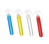 LALADEFIEE 4pcs Portable Spray Bottle Travel Use Thumb Empty Spray Bottle for Woman Watering Can Sample Travel Dispensing Empty Refillable
