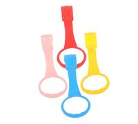 LALADEFIEE 4pcs Pull for Crib Hanging Walking Safety Assistance Lightweight and Easy to Install Nursery Aid Vibrant Red Yellow Blue Pink Colors