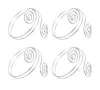 LALADEFIEE 4pcs Punk Metal Bracelet Cuff Bangle Arm Spiral Wrap Upper Arm Bracelet for Women Rock Edgy Fashion Metal Cuff