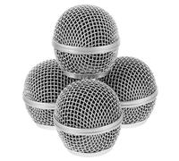 LALADEFIEE 4pcs Replacement Microphone and Foam Design Stylish Mesh Grill for Enhanced Sound Quality Compatible Easy to Install for and Recording