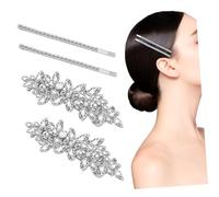 LALADEFIEE 4pcs Rhinestone Hair Clips Set for Women Elegant Bridal Hair Accessories for Weddings and Parties Decorative for Special Occasions
