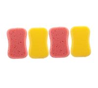 LALADEFIEE 4pcs Shower Bath Sponge Body Sponges for Women Bathing Tools Gentle Bath Back Scrubber Skin-Friendly for Bathroom Home Random Color