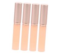 LALADEFIEE 4pcs Silicone Lip Brush Lip Applicator Gloss Brush for Makeup Tool Portable Scrub