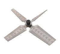 LALADEFIEE 4pcs Stainless Steel Feeler Gauges Set for DIY Gap Inspection with Precision Machining Technology and Accurate Measurement