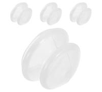 LALADEFIEE 4pcs Transparent Silicone Beauty Can Silicone Cups for Cupping Massage Cups for Cupping for Face Apparatus Facial for Face Vacuum Device