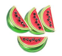 LALADEFIEE 4Pcs Watermelon Brooch Clips for Women Cute Fruit Shaped Collar Pins Scarf Shawl Clips Reusable Dress Accessories