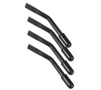 LALADEFIEE 4pcs Wheelchair Brake Handle Extensions Fit Curved Anti-Slip Replacement for Power Chairs Transport Chairs Reclining Wheelchair Brake Lever Grips Ergonomic Assistive Accessories