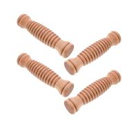 LALADEFIEE 4pcs Wooden Massage Roller Stick for Neck Back Feet Hands and Legs Portable Multifunctional Muscle Therapy Tool for Full Body Relaxation and Accelerated at Home Office Gym
