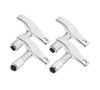 LALADEFIEE 4pcs Zinc Alloy Drum Tuner Keys Drum Key Tool for Drummers Easy and Tone Adjustment Portable Backup for Jazz and Acoustic