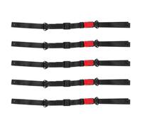 LALADEFIEE 5 Pcs Adjustable Nylon Hard Hat Chin Straps with Y Shaped Design for Stability, Compatible with Construction Hard Hats