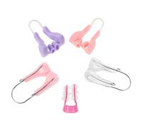 LALADEFIEE 5 Pcs Silicone Nose Shaper for Men and Women Invisible Breathable Nose Bridge Clip Corrector Comfortable Day and Night Use Skin-friendly Design