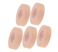 LALADEFIEE 5 Rolls Eyelash Extension Tape Breathable Non-Woven Adhesive Strips for Eyelid Lifting Makeup Beauty Salon Use Skin-Colored Grafting Tape