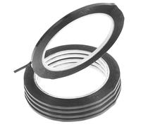 LALADEFIEE 5 rolls Violin Finger Guide Tape Wide Black Adhesive Note Stickers for Beginners Remove Fiddle Learning Accessory for Practice and Teaching