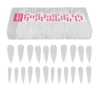 LALADEFIEE 500pcs Almond Nail Tips Full Cover Press on Nails Japanese Design Comfortable DIY for Home Salon Manicure