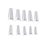 LALADEFIEE 500pcs Nail Display Cards for Art Practice Natural Color Manicure Accessories Smooth Texture for Easy Reordering and Removal for Beginners and Professionals