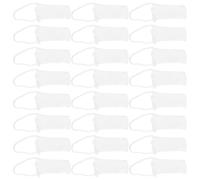 LALADEFIEE 50pcs Elastic Net Wound Dressing Multipurpose Medical Emergency Cap White Cotton Mesh Bandage Head Keeper for Adult First Aid and Outdoor Sports