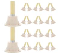 LALADEFIEE 50pcs Moxibustion Sticks with Base, Elongated Loose Moxa Pillars Made from Moxa and Tinfoil, for Moxibustion Therapy at Home or Massage Salon Use