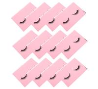 LALADEFIEE 50pcs Pink Eva Makeup Bag Zipper Cosmetic Pouch Travel Toiletry Organizer Multipurpose Container for Women 15x10cm