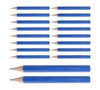 LALADEFIEE 50pcs Short Wooden Lead Pencils for Golf Scoring, Pre-sharpened Blue Hexagonal Pencils with Smooth Scoring, Individually Wrapped for Classroom Activities and Birthday Parties,