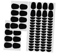 LALADEFIEE 50pcs Silicone Saxophone Mouthpiece Pads Cushions for Alto Tenor Soprano Sax Clarinet Soft Non Slip Replacement Patches Protect Teeth From Bite Marks Easy to Install