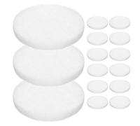 LALADEFIEE 50pcs White 220mm Aroma Diffuser Cotton Refill Pads for Car Essential Oil Necklace Locket Aromatherapy Replacement Pads for Vehicle Air Fresheners