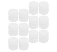 LALADEFIEE 50pcs White Plastic Accessories for Babies, 27mm Noise-Making Replacement Boxes, Suitable for Dolls and Novelties, Designed to Develop Tactile Senses and Draw Baby's Attention