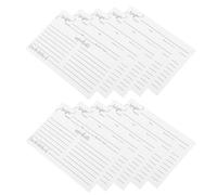 LALADEFIEE 50pcs Writable Blank Recipe Cards Double-Sided Paper Cards for Kitchen and Baking Formulas with Smooth Writing and Sturdy Material, for Home Cooks and Chefs