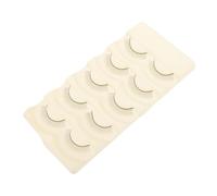LALADEFIEE 5pairs Eyelash Extension Practice Strips for Beginners Self-adhesive Lashes for Training Mannequin Heads for Mastering Lash Application Techniques