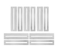 LALADEFIEE 5pairs Guitar Fretboard Protector Metal Fret Pads Fretboard Shield for Fingerboard Maintenance Guitar Care Kit
