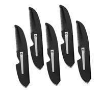 LALADEFIEE 5pcs Beard Comb for Men Portable Small Pocket Mustache Grooming Tool with Smooth Fine Teeth Compact Lightweight Design for Gentle Hair and Facial Hair Styling