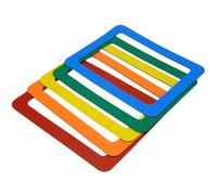 LALADEFIEE 5pcs DIY Magnetic Photo Frame Stickers for Fridge Home Decor Pvc Bending Sturdy Design Random Color