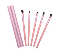 LALADEFIEE 5pcs Eye Makeup Brush Set Handle No Shedding Bristles for Eyeshadow and Eyeliner Application for Daily and Professional Makeup Use