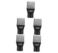 LALADEFIEE 5pcs Hair Dryer Comb Attachments Reusable Blow Dryer Nozzles for Professional Styling Lightweight Design High-temperature Resistant Material for Home and Salon Use