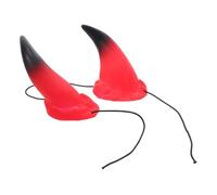 LALADEFIEE 5pcs Halloween Devil Horns Headband Red Horned Hair Hoop for Costume Party Lightweight Reusable Demon Headpiece Accessory with Lasting Vibrancy and Comfortable Fit