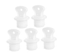 LALADEFIEE 5Pcs Medium 20Mm Silicone Replacement Stoppers for Hot Water Bottle Lid Rubber Water Bottle Caps Seal Plugs Leak-Proof Hot Bag Accessories for Cold and Heat Therapy
