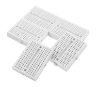 LALADEFIEE 5pcs Mini Pcb Board Small Breadboard Kit with Perforated Circuit Board for Electronics Solder Practice Easy Soldering and Component Connection Educational Project Tool for Students